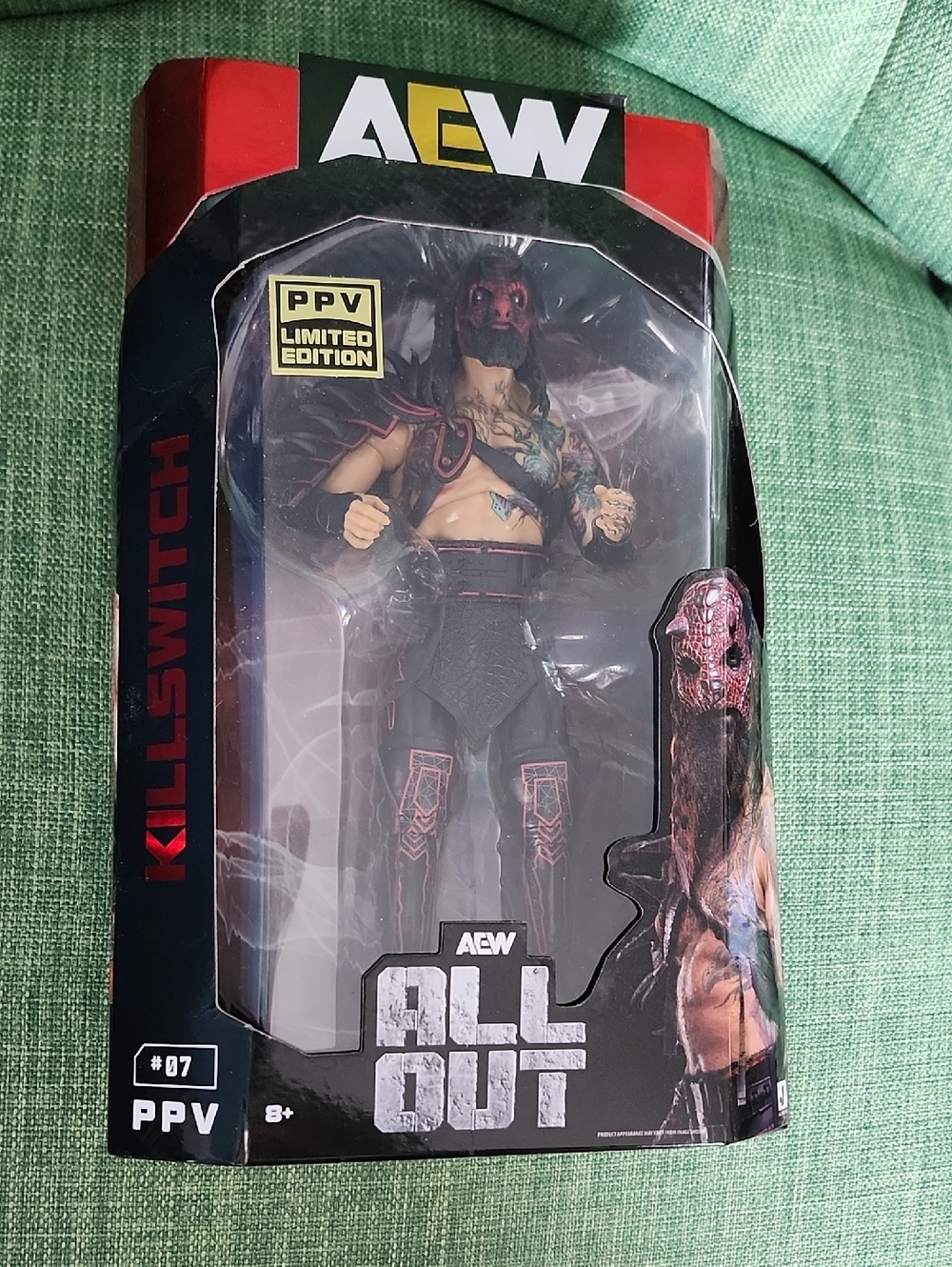 AEW Killswitch Action Figure - Black & Red